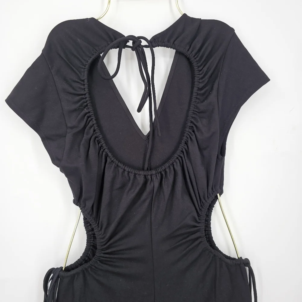 A.L.C. Black Midi Dress - Picture 8 of 9